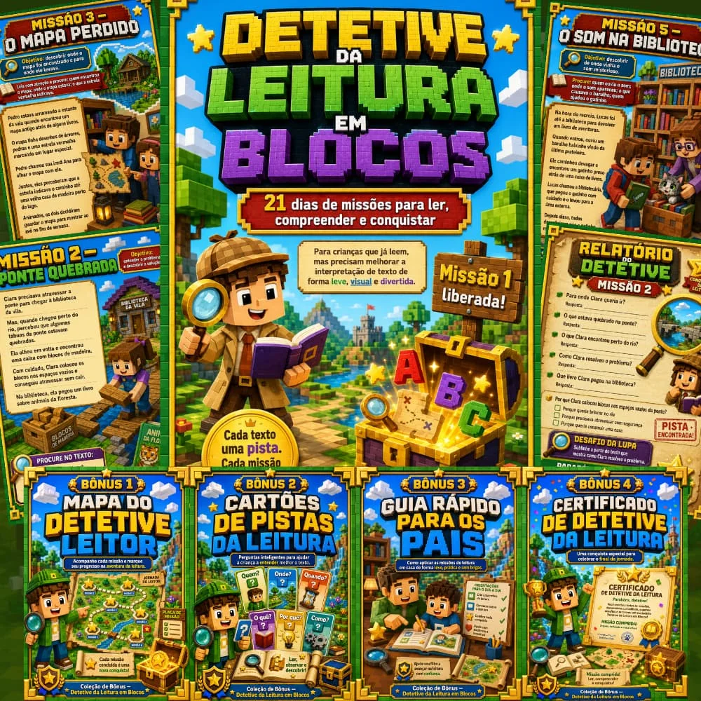Mockup do Livro Detetive da Leitura em Blocos